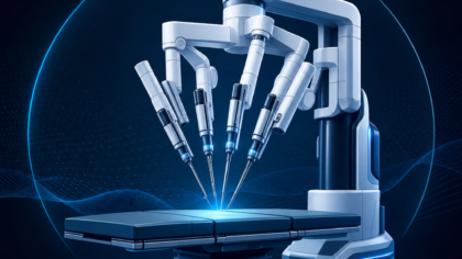 Ilustračná ikona profilu spoločnosti Intuitive Surgical, Inc. vytvorená pomocou AI