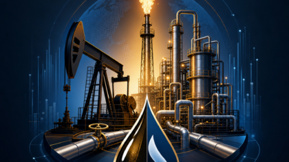 Ilustračná ikona profilu spoločnosti Newmont Corporation vytvorená pomocou AI