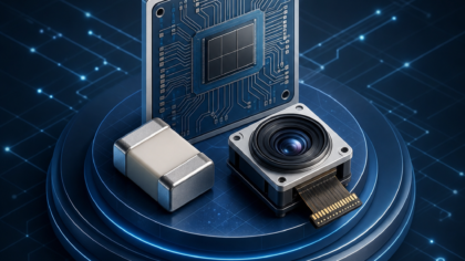Ilustračná ikona profilu spoločnosti Samsung Electro-Mechanics Co., Ltd. vytvorená pomocou AI