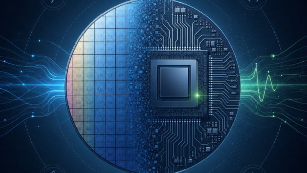 Ilustračná ikona profilu spoločnosti STMicroelectronics N.V. vytvorená pomocou AI