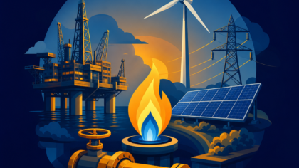 Ilustračná ikona profilu spoločnosti TotalEnergies SE vytvorená pomocou AI
