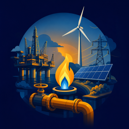 Ilustračná ikona profilu spoločnosti TotalEnergies SE vytvorená pomocou AI