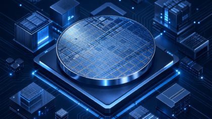 Ilustračná ikona profilu spoločnosti Taiwan Semiconductor Manufacturing Company Limited vytvorená pomocou AI